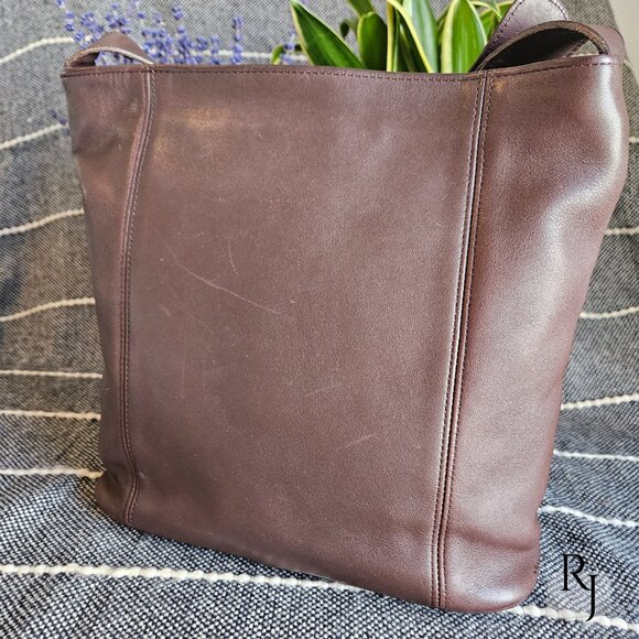 Coach Vintage - Soho Erickson Bucket Bag 4169, Mahogany - United States 1990s - Picture 5 of 16